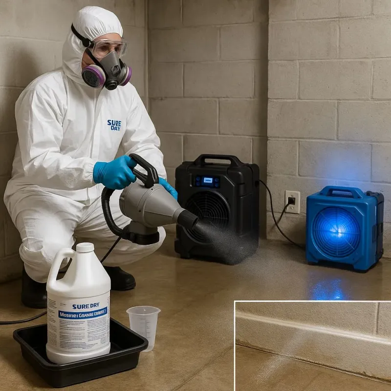 Sanitization and Odor Removal process in Lexington, TX