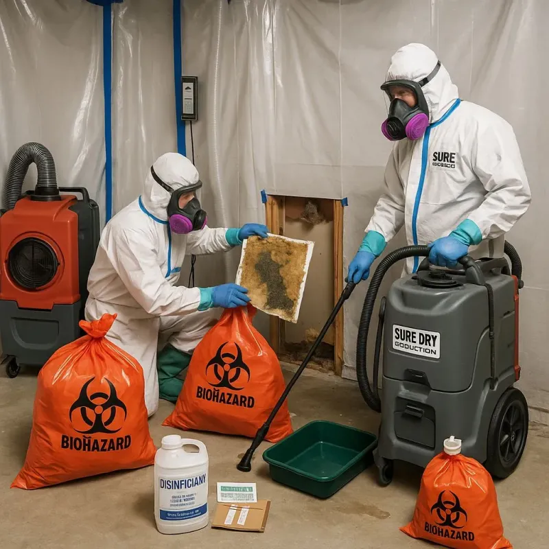 Contaminated Water Handling Protocols process in Lexington, TX
