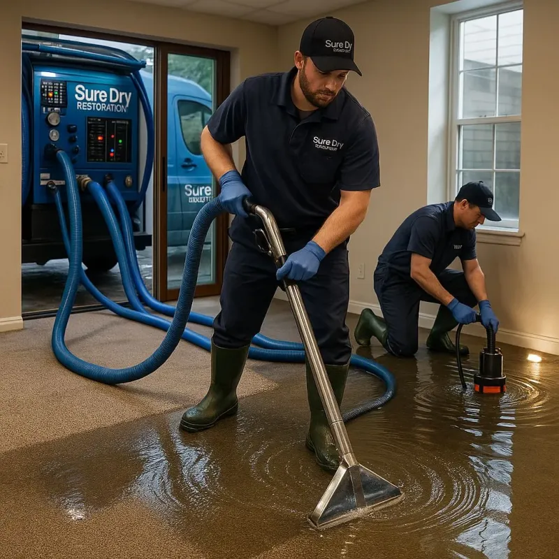 Water Extraction and Removal process in Lexington, TX